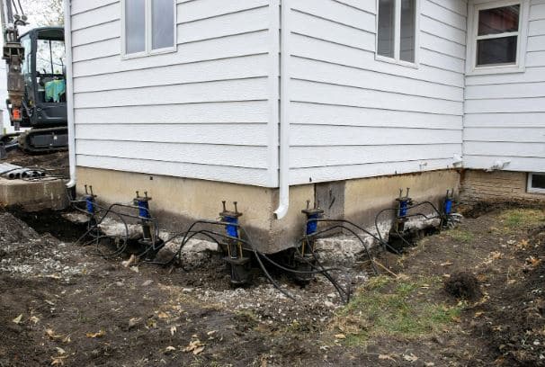 Push Piers in Use