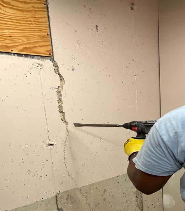 Repairing a Foundation Crack