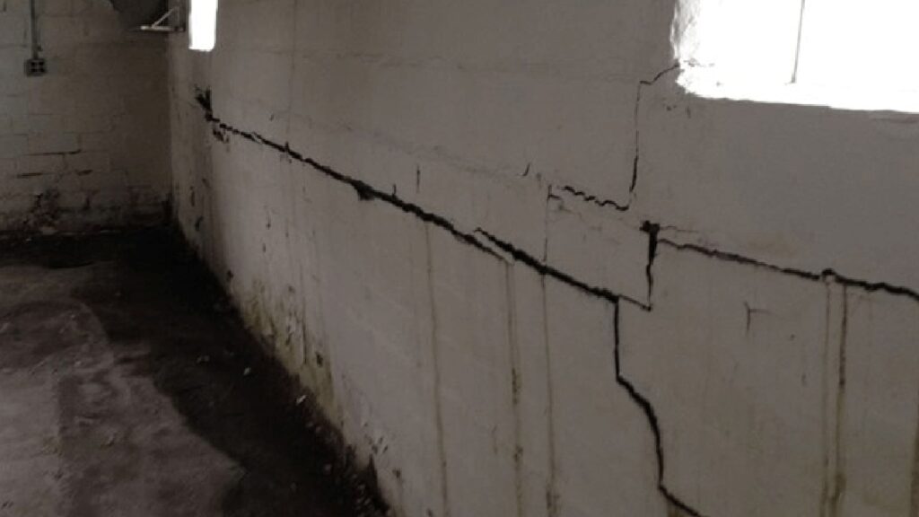 Bowing foundation wall